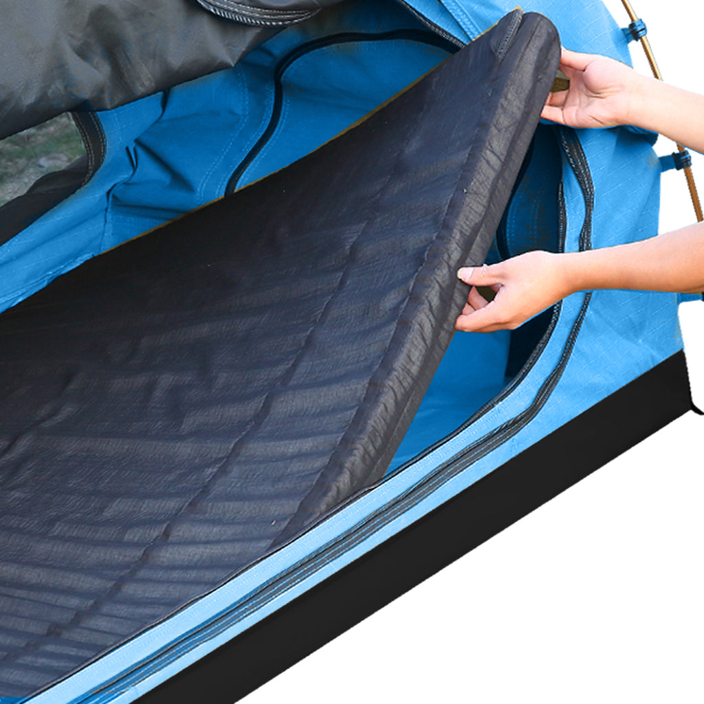 Mountview King Single Swag Camping Swags Blue