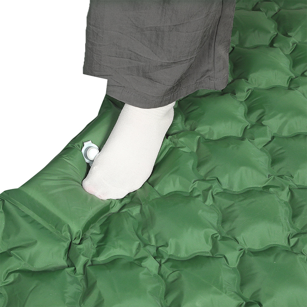 Mountview Sleeping Pad Inflatable Camping Double Green