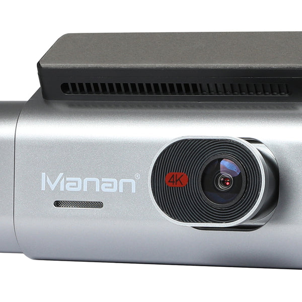 Manan 4K Car Dash Camera Front and Rear Wifi GPS 3 Lens