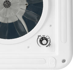 Manan Caravan Roof Vent Hatch 355mm with 12V Fan and LED Light