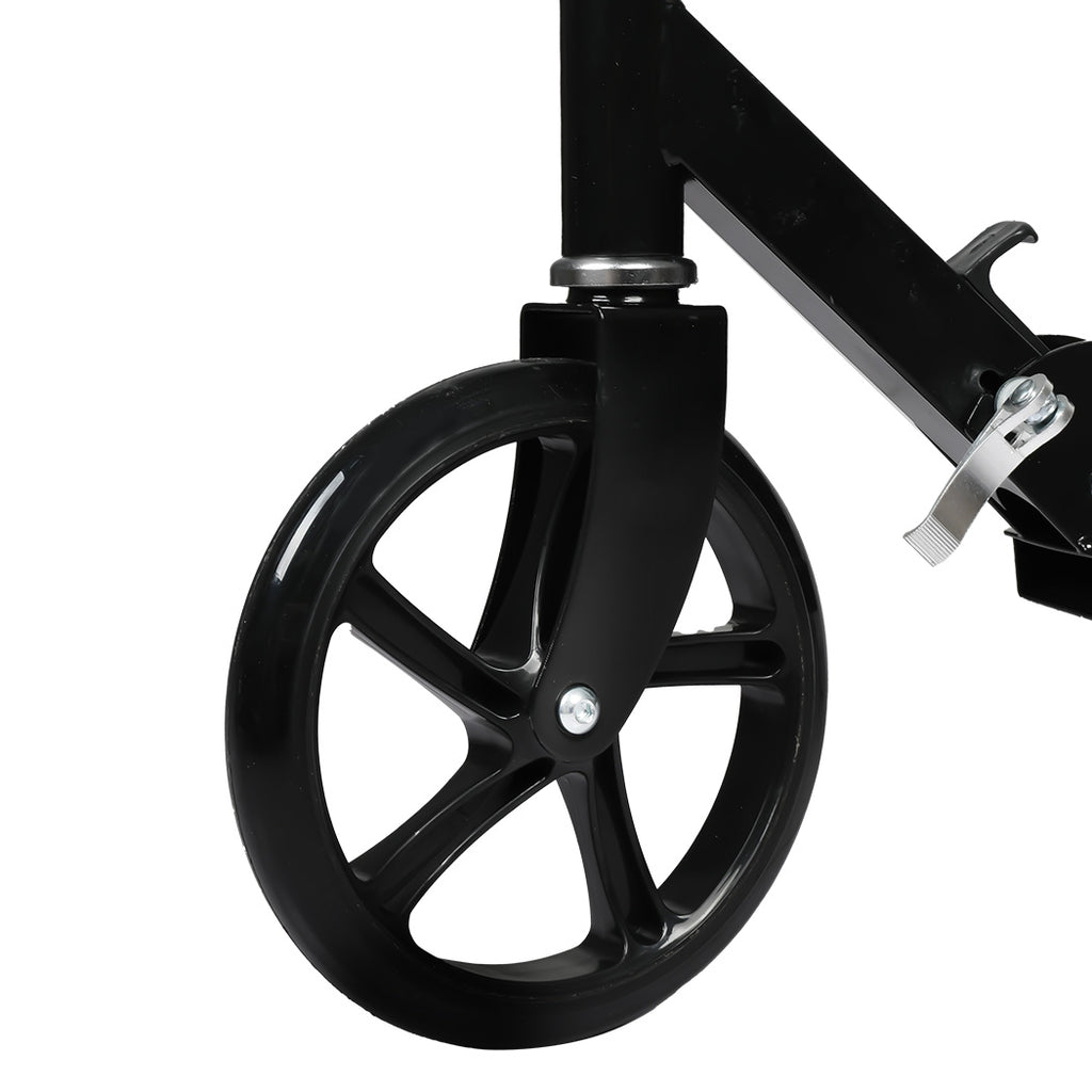Monvelo Folding Kick Scooter Large Wheels — Black