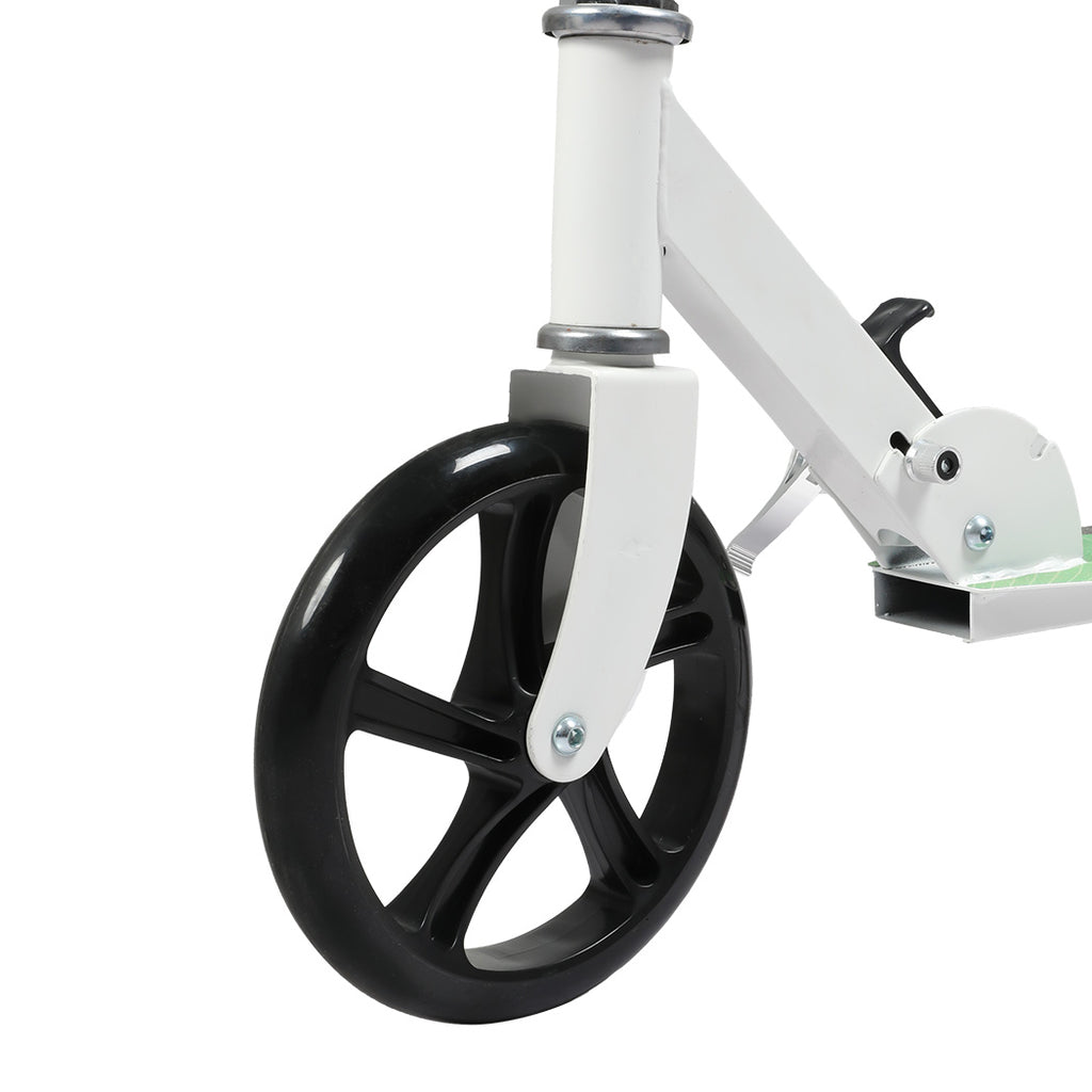Monvelo Folding Kick Scooter Large Wheels — White