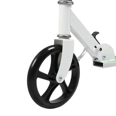 Monvelo Folding Kick Scooter Large Wheels — White