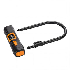 Bike D-Lock 4-Digit Combination with Security Cable