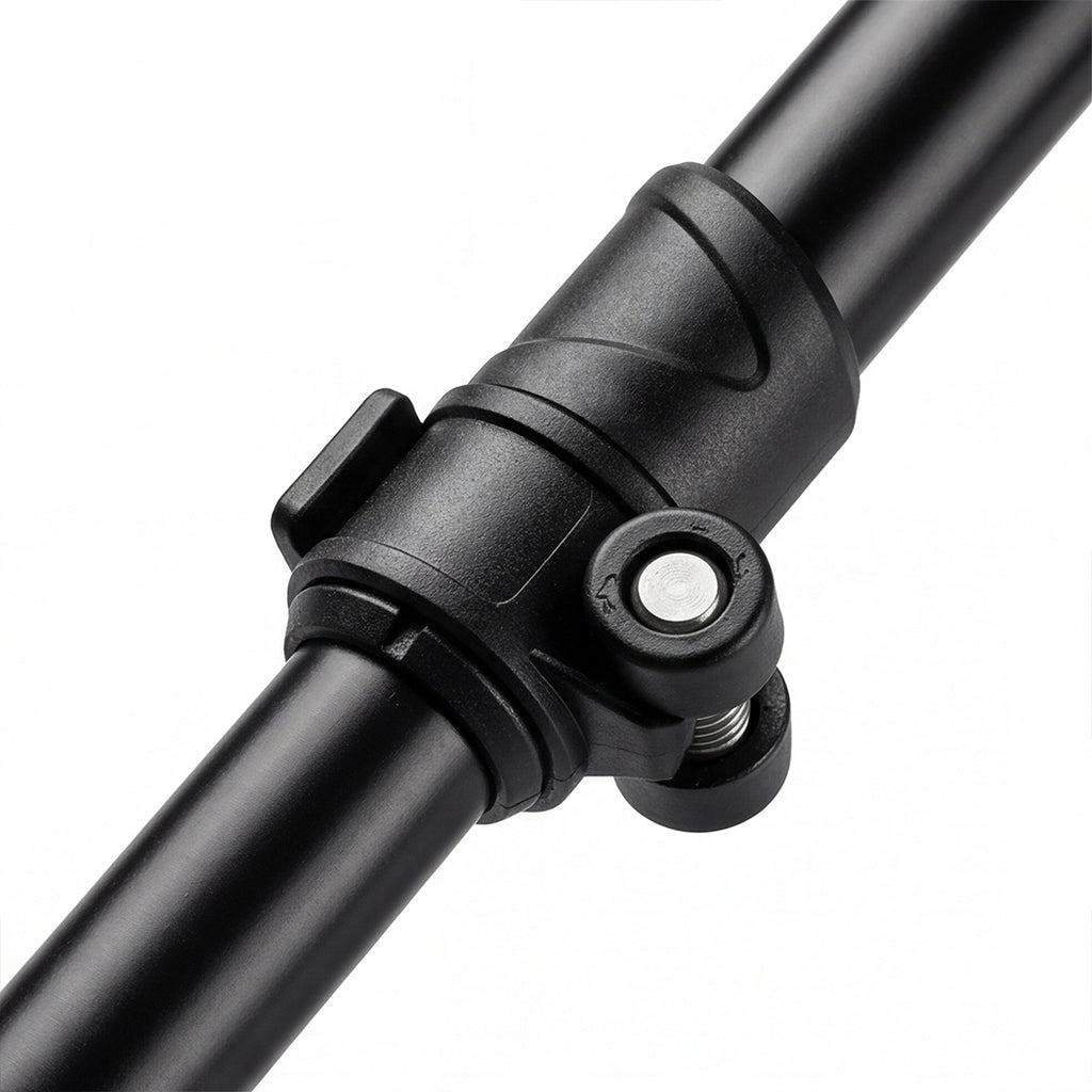 Mountview 2 Pcs Hiking Trekking Poles Walking Stick Adjustable Lightweight Black