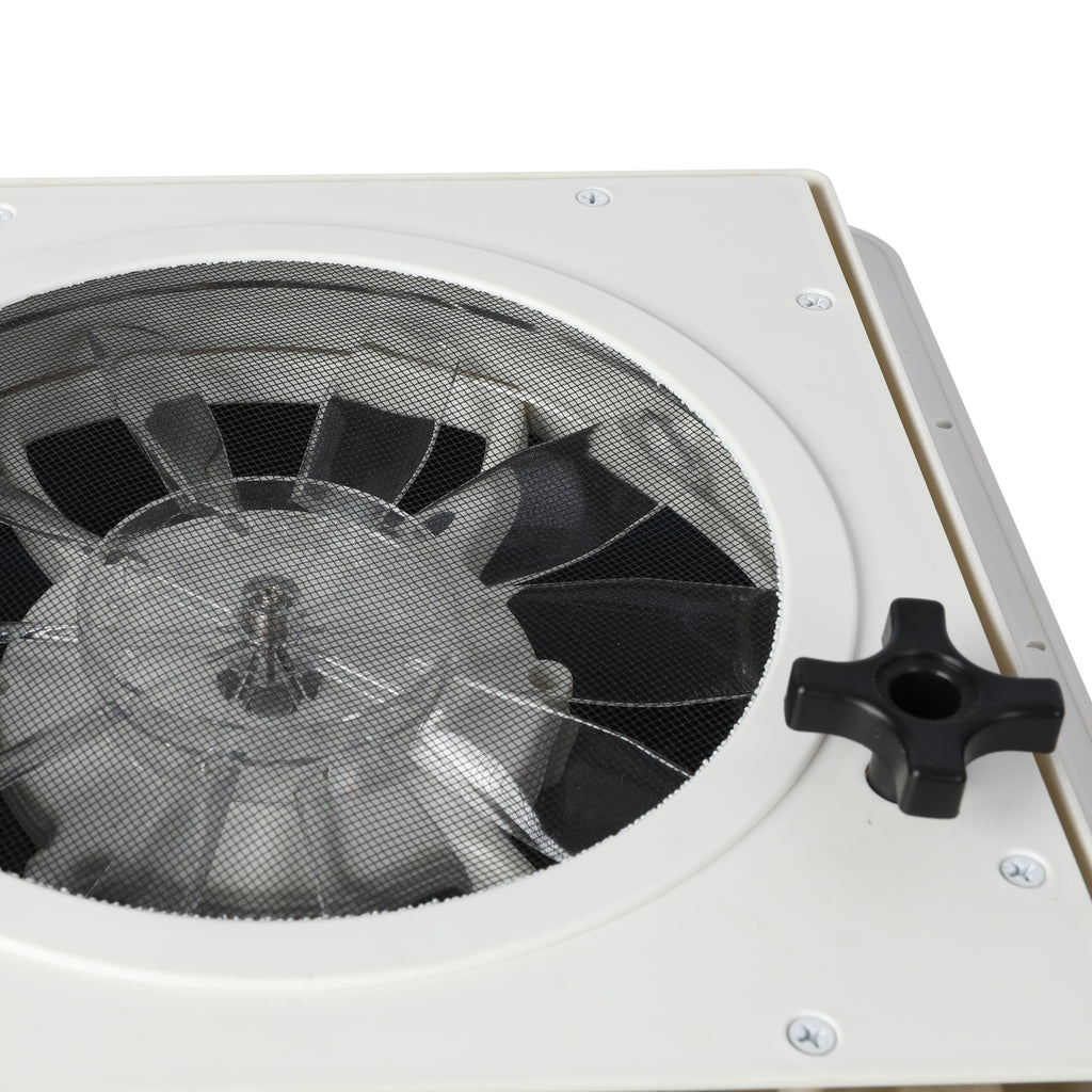 Manan Caravan Roof Vent Hatch 355mm with 12V Fan and LED Light