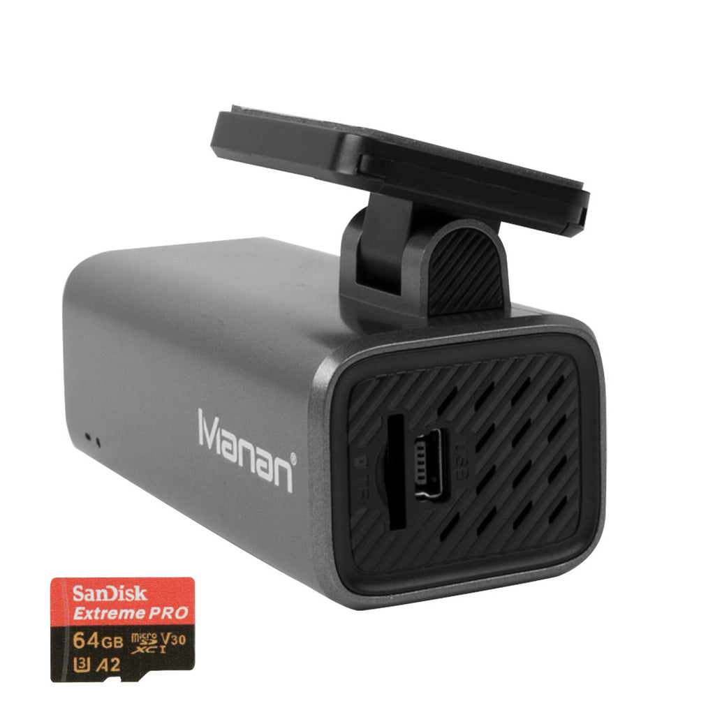 Manan 4K WiFi Dash Camera with Voice Control