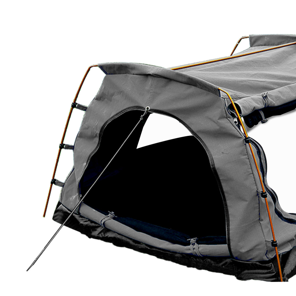 Mountview King Single Swag Camping Swag Grey