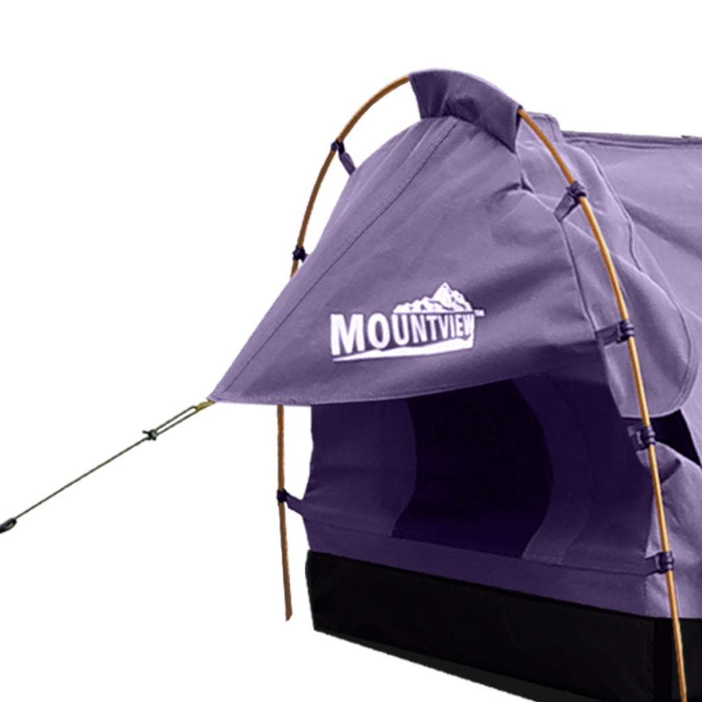 Mountview King Single Swag Camping Swags Purple