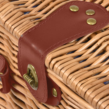4 Person Picnic Basket Set with Cooler, Blanket & Cutlery