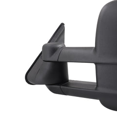 Galvan 2x Extendable Towing Mirrors Matte Black