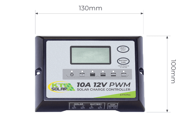 Solar Charge Regulator PWM, 10Amp by KT Solar