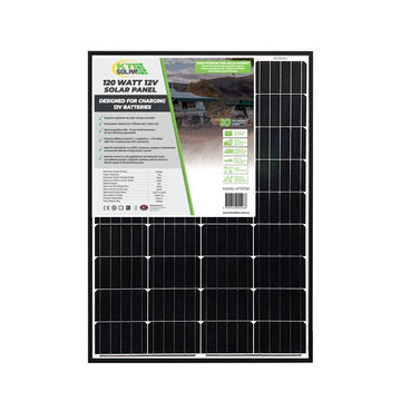 KT Solar 120W 12V Monocrystalline Solar Panel