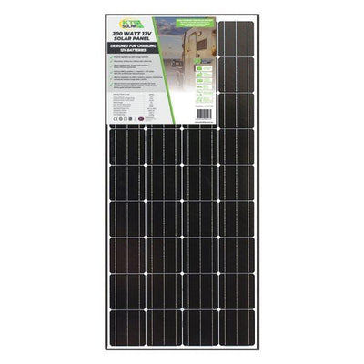 200 Watt, 12V Single Cell Mono-crystalline Solar Panel by KT Solar