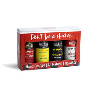 Lane's BBQ Don't Be A Chicken - 4 Rub Gift Set