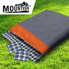 Mountview -10Â°C Double Indoor Outdoor Adult Camping Hiking Envelope Sleeping Bag