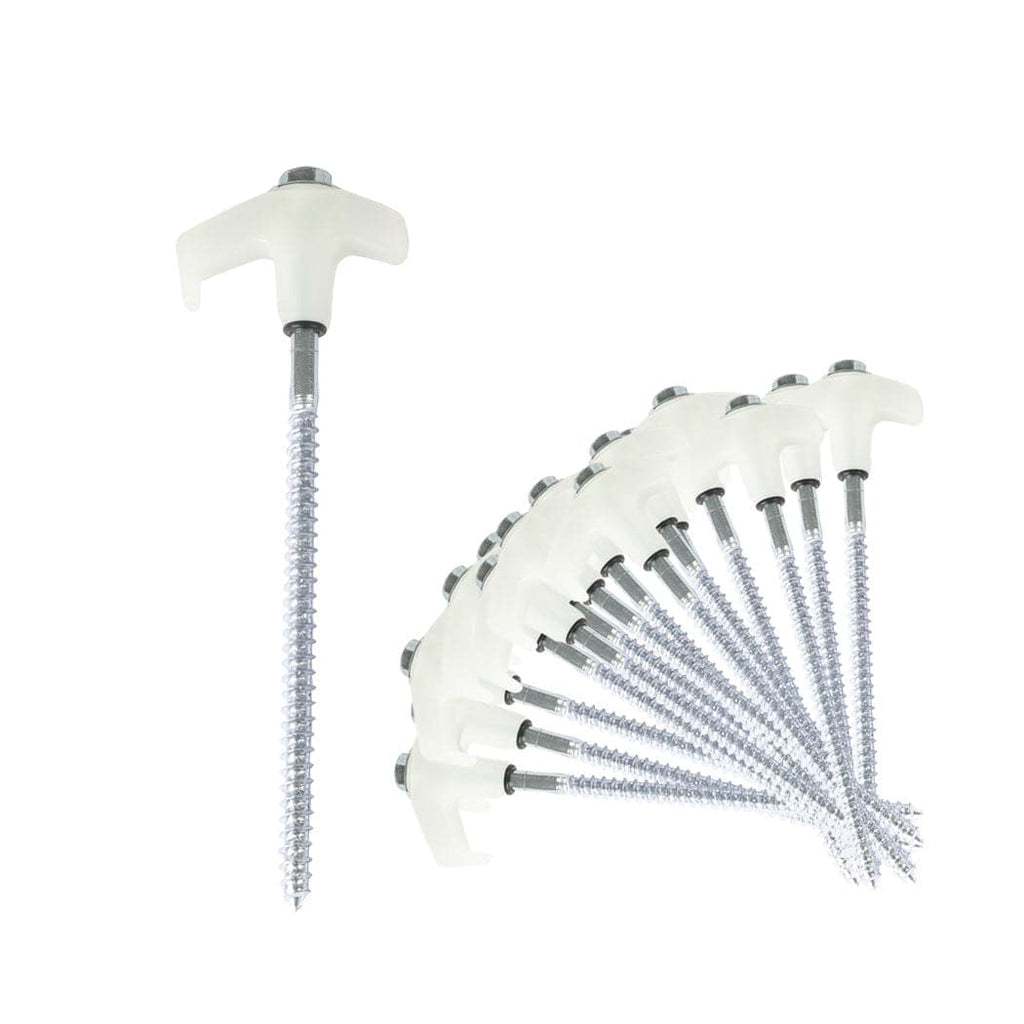 Mountview 15x Tent Pegs Heavy Duty Steel Glow In The Dark Camping Outdoor Stakes
