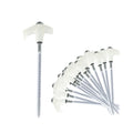 Mountview 15x Tent Pegs Heavy Duty Steel Glow In The Dark Camping Outdoor Stakes