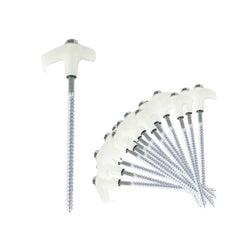 Mountview 15x Tent Pegs Heavy Duty Steel Glow In The Dark Camping Outdoor Stakes