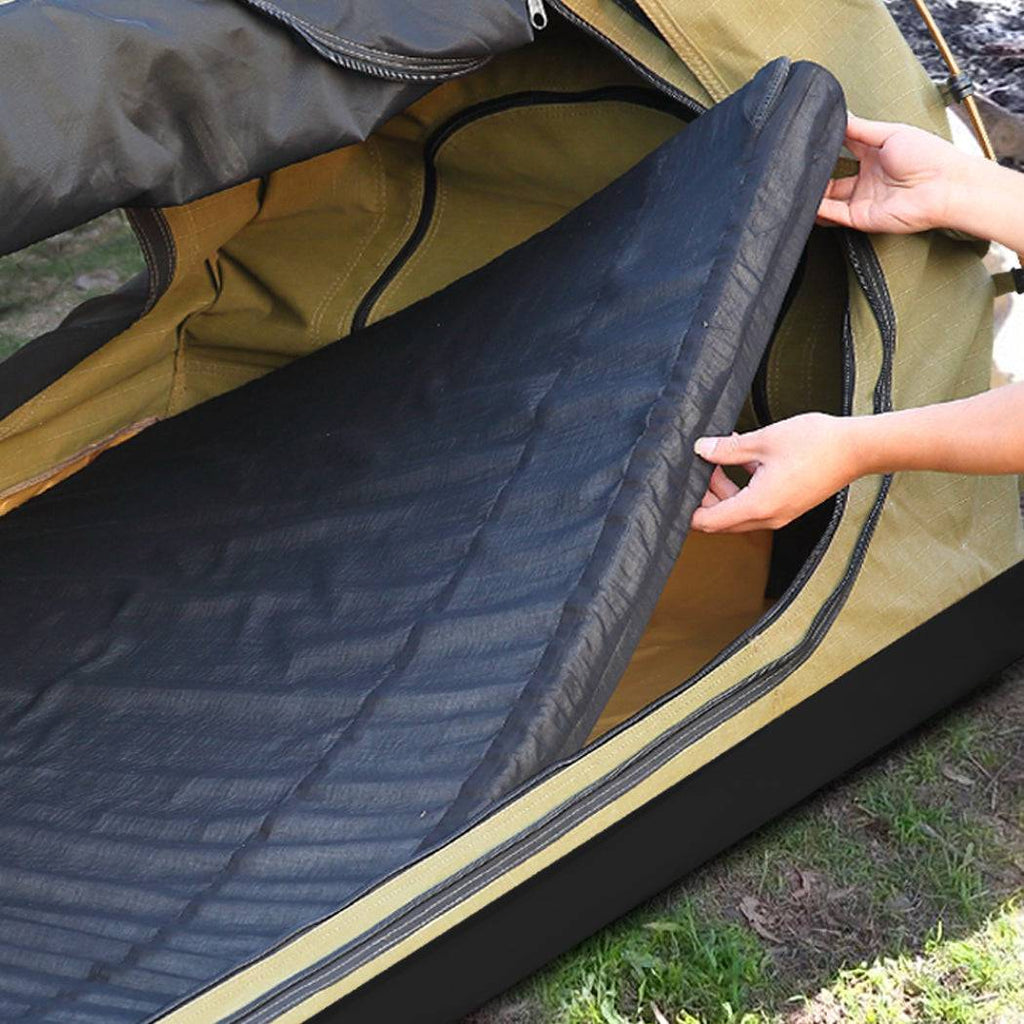 Mountview King Single Swag Camping Swags Canvas Dome Tent Free Standing Grey