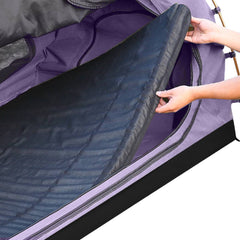 Mountview King Single Swag Camping Swags Canvas Dome Tent Free Standing Purple