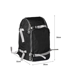 Mountview Ski Boot Bag Snowboard Backpack Boots Waterproof Shoulder Strap Travel Black 55L