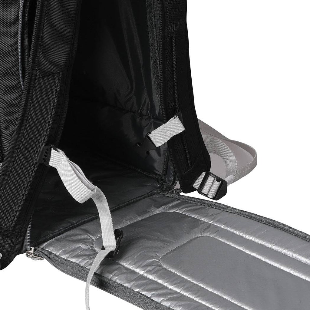 Mountview Ski Boot Bag Snowboard Backpack Boots Waterproof Shoulder Strap Travel Black 55L