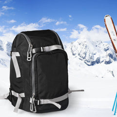 Mountview Ski Boot Bag Snowboard Backpack Boots Waterproof Shoulder Strap Travel Black 55L