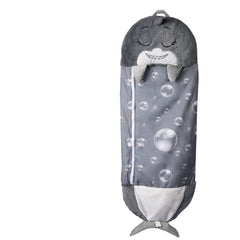 Mountview Sleeping Bag Child Pillow Kids Bags Happy Napper Gift Shark 135cm S
