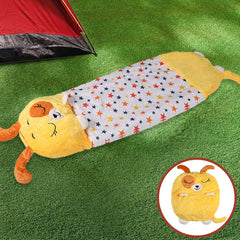 Mountview Sleeping Bag Child Pillow Kids Bags Happy Napper Gift Toy Dog 135cm S