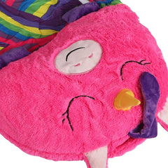 Mountview Sleeping Bag Child Pillow Kids Bags Happy Napper Gift Unicorn 135cm S