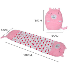 Mountview Sleeping Bag Child Pillow Stuffed Toy Kids Bags Gift Toy Cat 180cm L