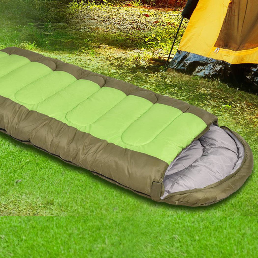 Mountview Sleeping Bag Outdoor Camping Single Bags Hiking Thermal -20 deg Winter