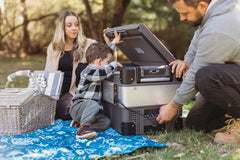 myCOOLMAN Dual Zone 53L Fridge & Freezer And Bonus PowerPack