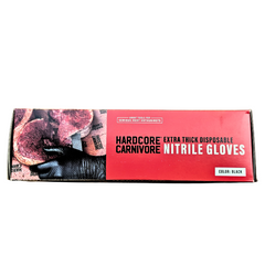 Hardcore Carnivore Disposable Nitrile Gloves (50 Pack)