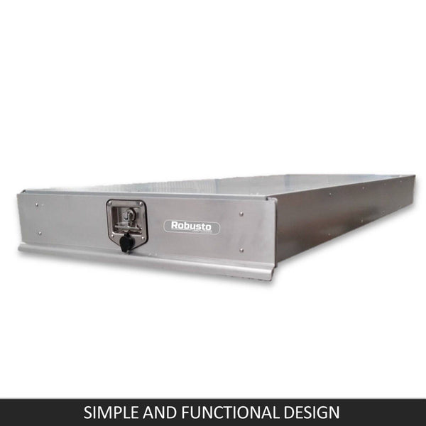 Under Tray Tool Box Trundle Drawer 1500 mm UTE Drawer Dual Extra Cab Toolbox