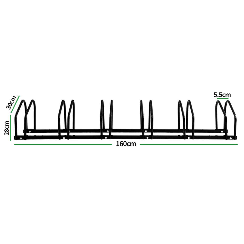 Monvelo 6-Bike Floor Stand Bicycle Storage Rack