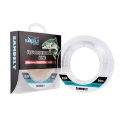 Samdely Clear Fluorocarbon Leader, #1.0, 6lb, 30Mtr