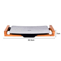 Electric Ceramic BBQ Grill Non-stick Surface Hot Plate for Indoor & Outdoor Stone