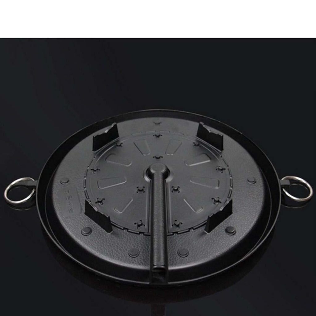 Portable Korean BBQ Butane Gas Stove Stone Grill Plate Non Stick Coated Round