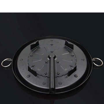 Portable Korean BBQ Butane Gas Stove Stone Grill Plate Non Stick Coated Round
