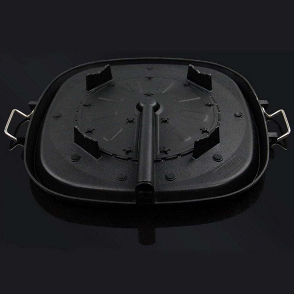 Portable Korean BBQ Butane Gas Stove Stone Grill Plate Non Stick Coated Square