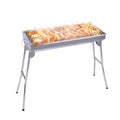 Skewers Grill Portable Stainless Steel Charcoal BBQ Outdoor 6-8 Persons