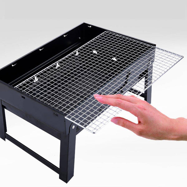 43cm Portable Folding Thick Box-type Charcoal Grill for Outdoor BBQ Camping