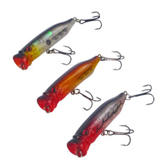 Toppu Mizzu P72 Popper, Bleeding Mullet, 72mm