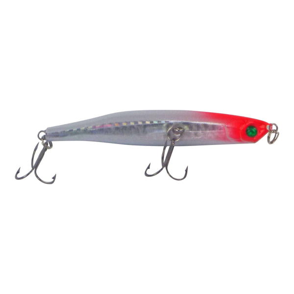 Toppu Mizzu Sidewinder Bent Minnow, 95mm, Fright Blush