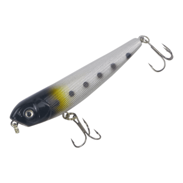 Toppu Mizzu Walking Dog, 85mm, Spotted Minnow