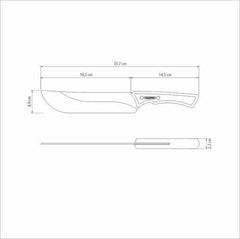 Tramontina Black Churrasco 10" Meat Knife