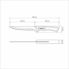 Tramontina Black Churrasco 6" Boning Knife