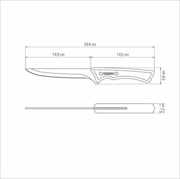 Tramontina Black Churrasco 6" Boning Knife